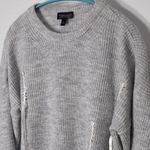 Topshop | Ribbon Sweater with Bell Sleeves Size S